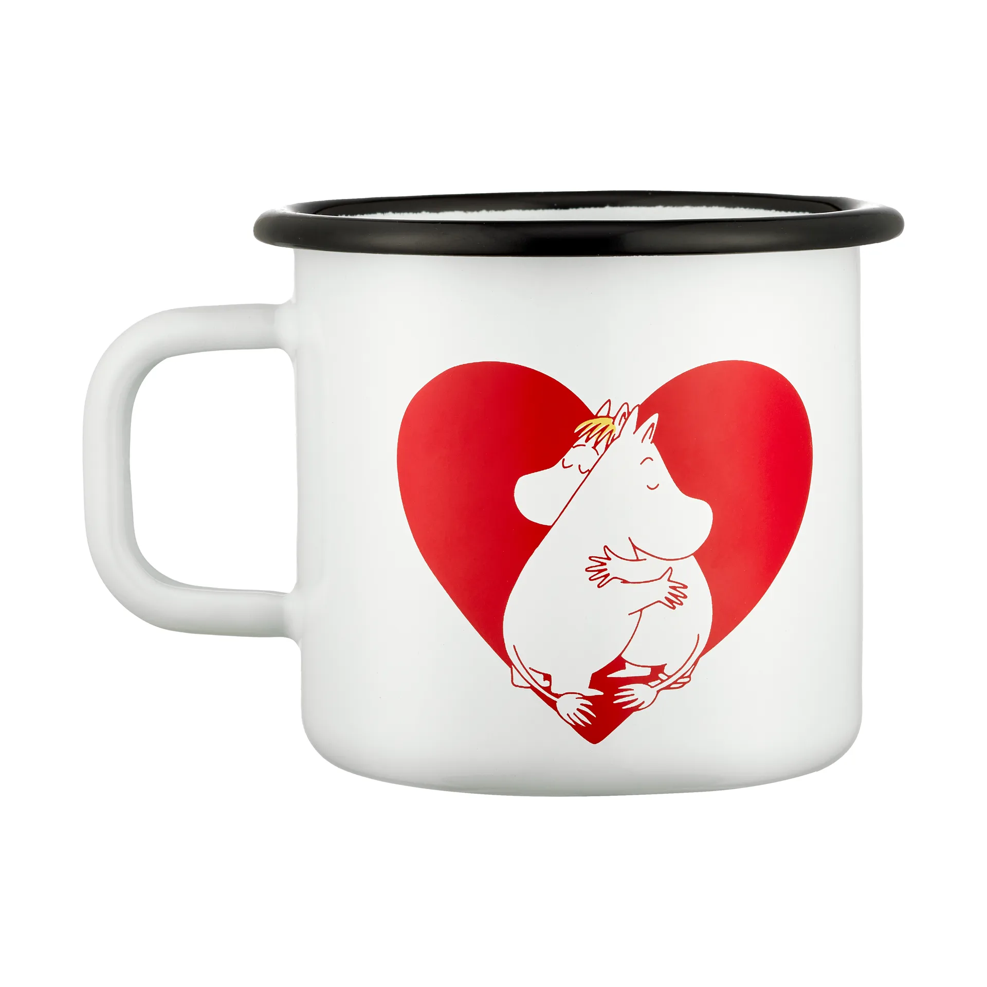 Moomin enamel mug 37 cl, Heart Muurla