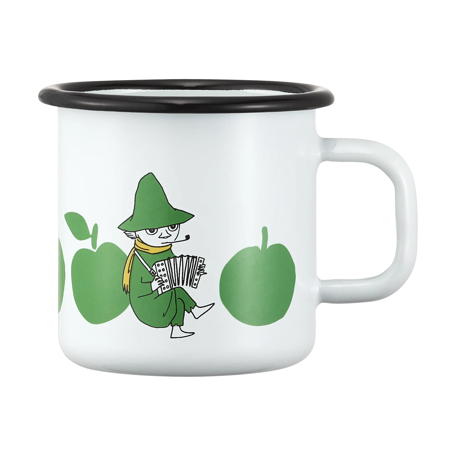 Moomin enamel mug 37 cl, Joyfull Apples Muurla