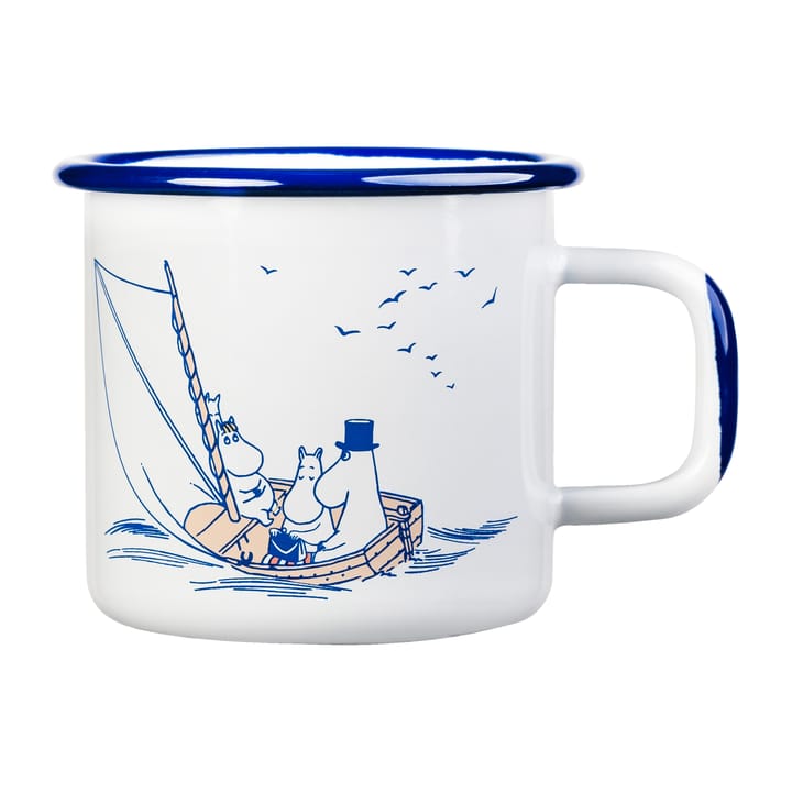 Moomin enamel mug 37 cl, Sailors Muurla