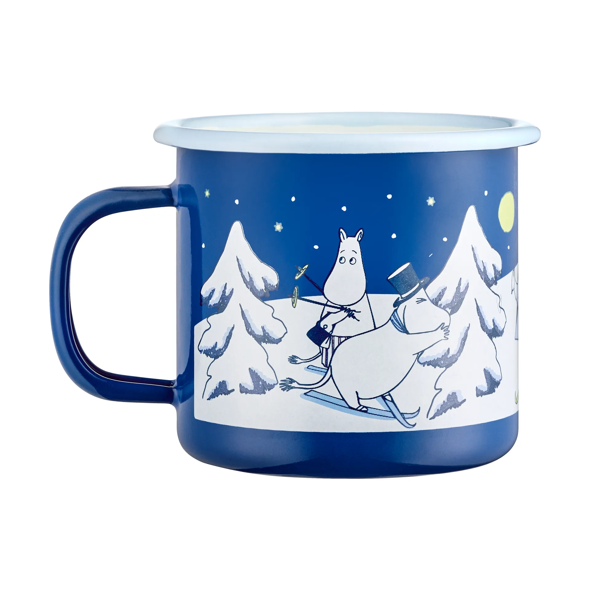 Moomin enamel mug 37 cl, Starry night Muurla