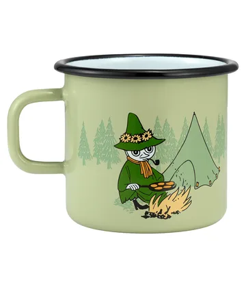 Moomin enamel mug 550 ml - Campers - Muurla