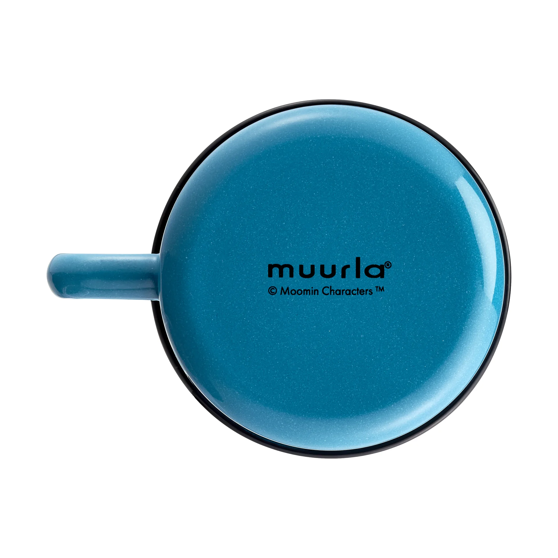 Moomin enamel mug 550 ml, The Groke Muurla