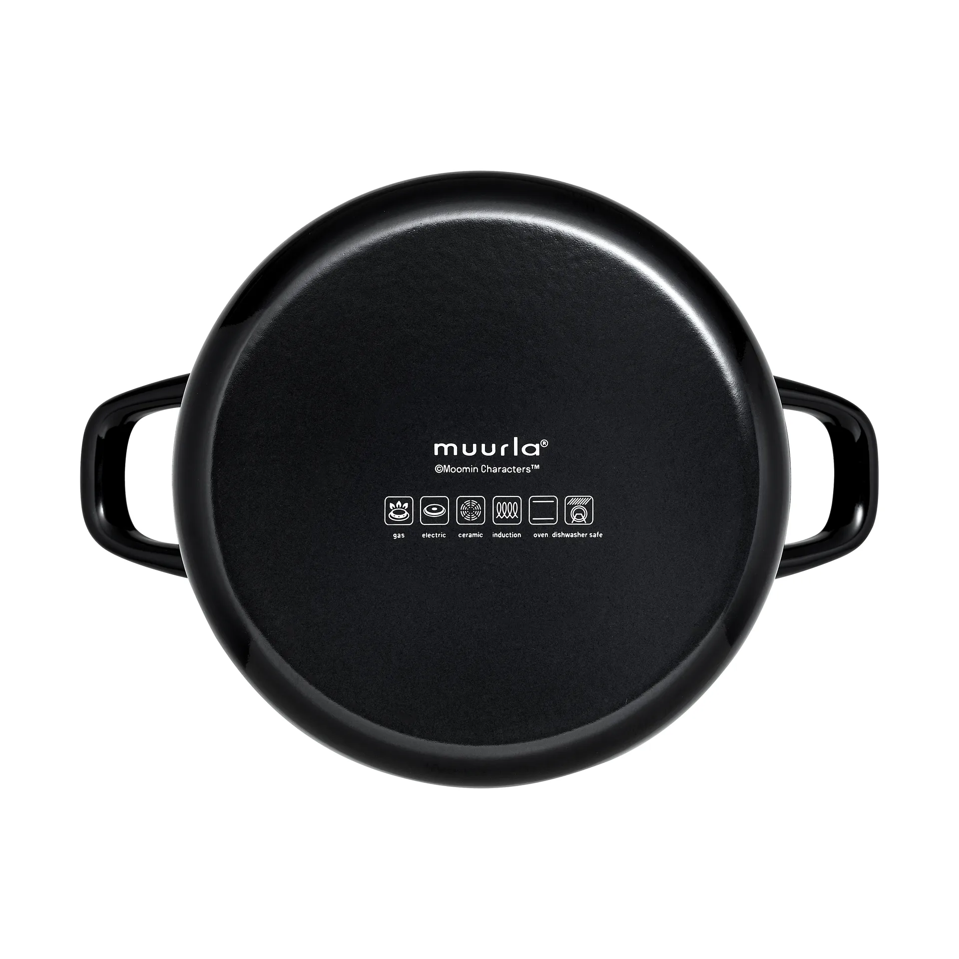 Moomin enamel pot high lid 3.5 L, The Kitchen Muurla