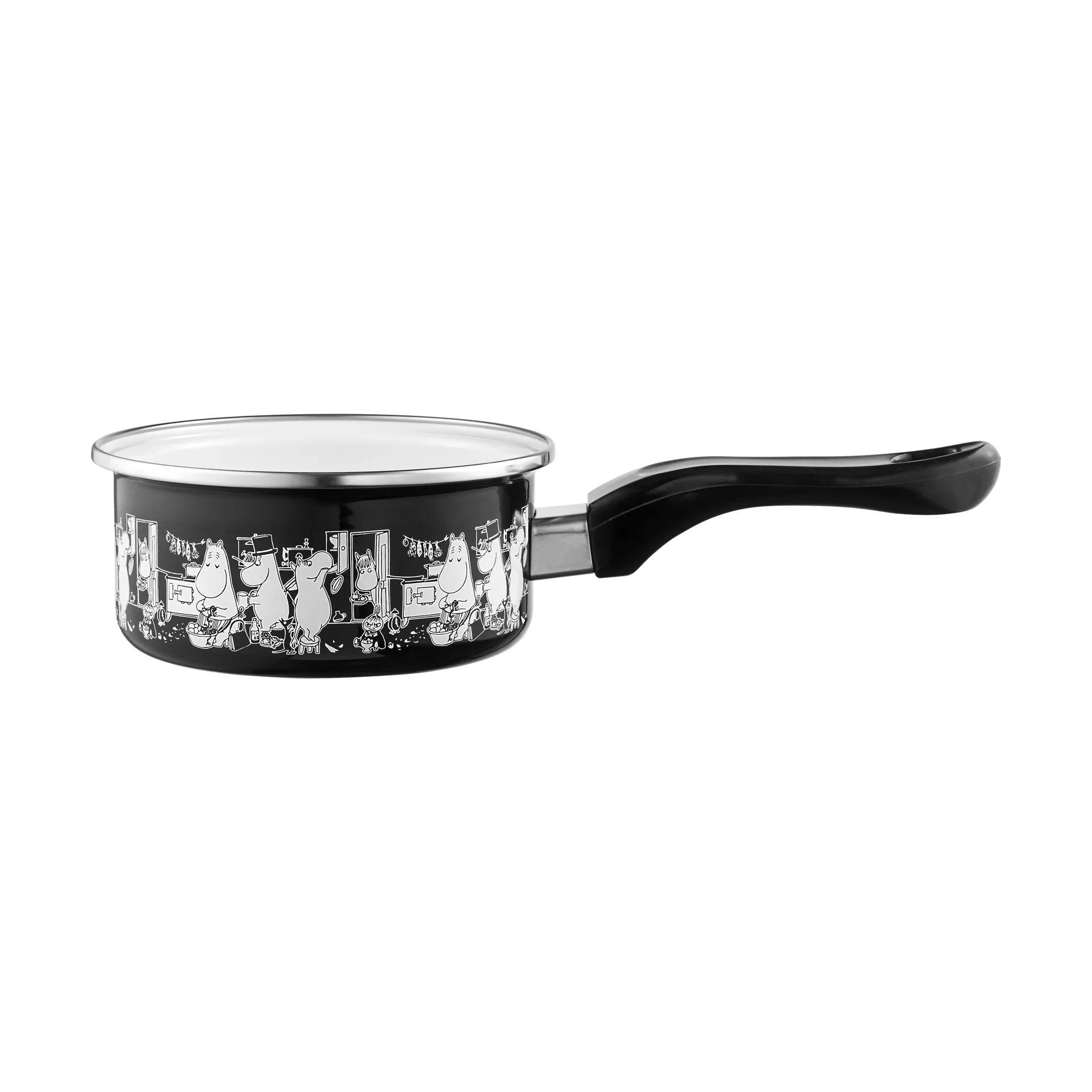 Moomin enamel saucepan 1 L, The Kitchen Muurla