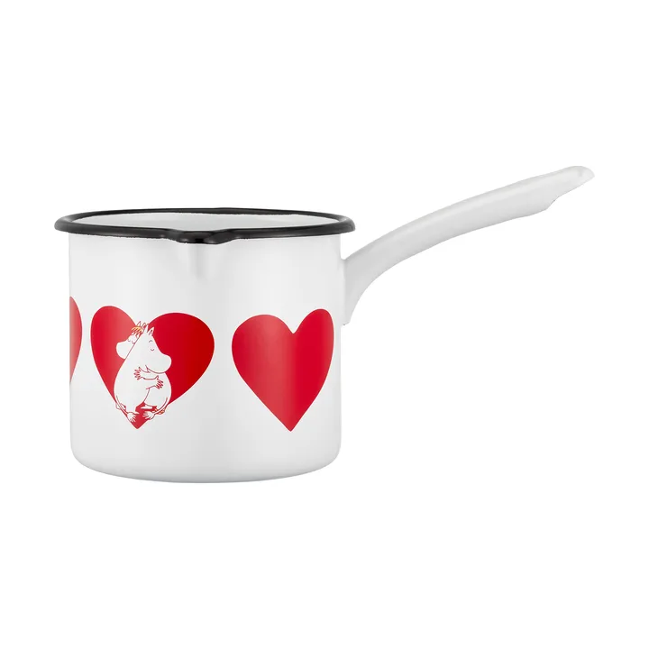 Moomin enamel saucepan 1.3 L - Heart - Muurla