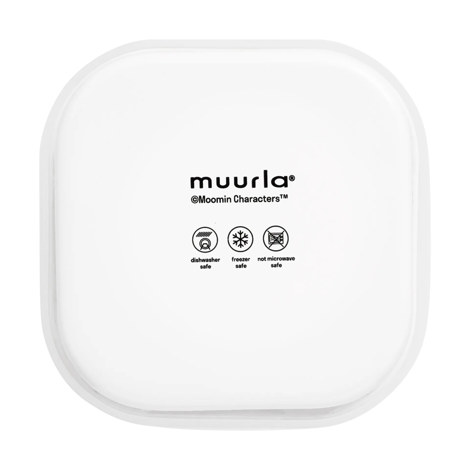 Moomin enamel tin with lid 1 L, Joyfull Apples-yellow Muurla