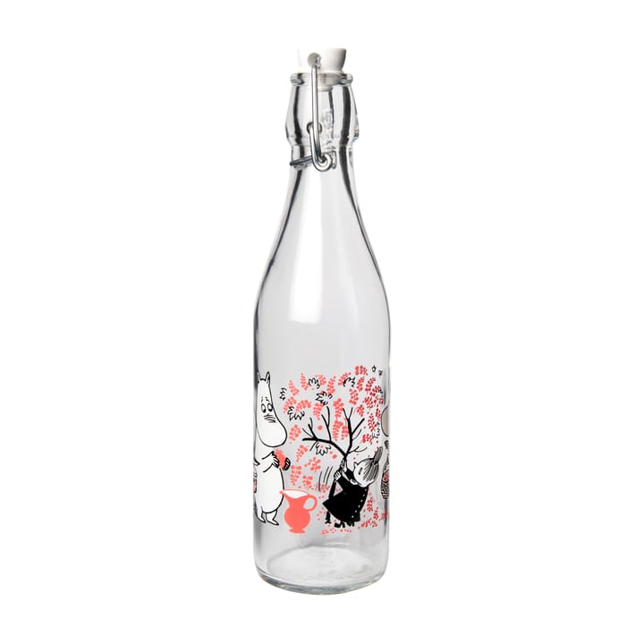 Moomin glass bottle 0.5 l - Berries - Muurla