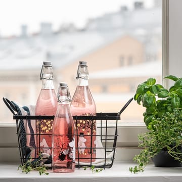 Moomin glass bottle 0.5 l - Berries - Muurla