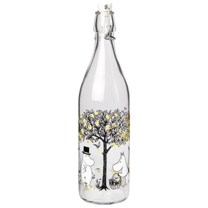 Moomin glass bottle 1 L - Apples - Muurla