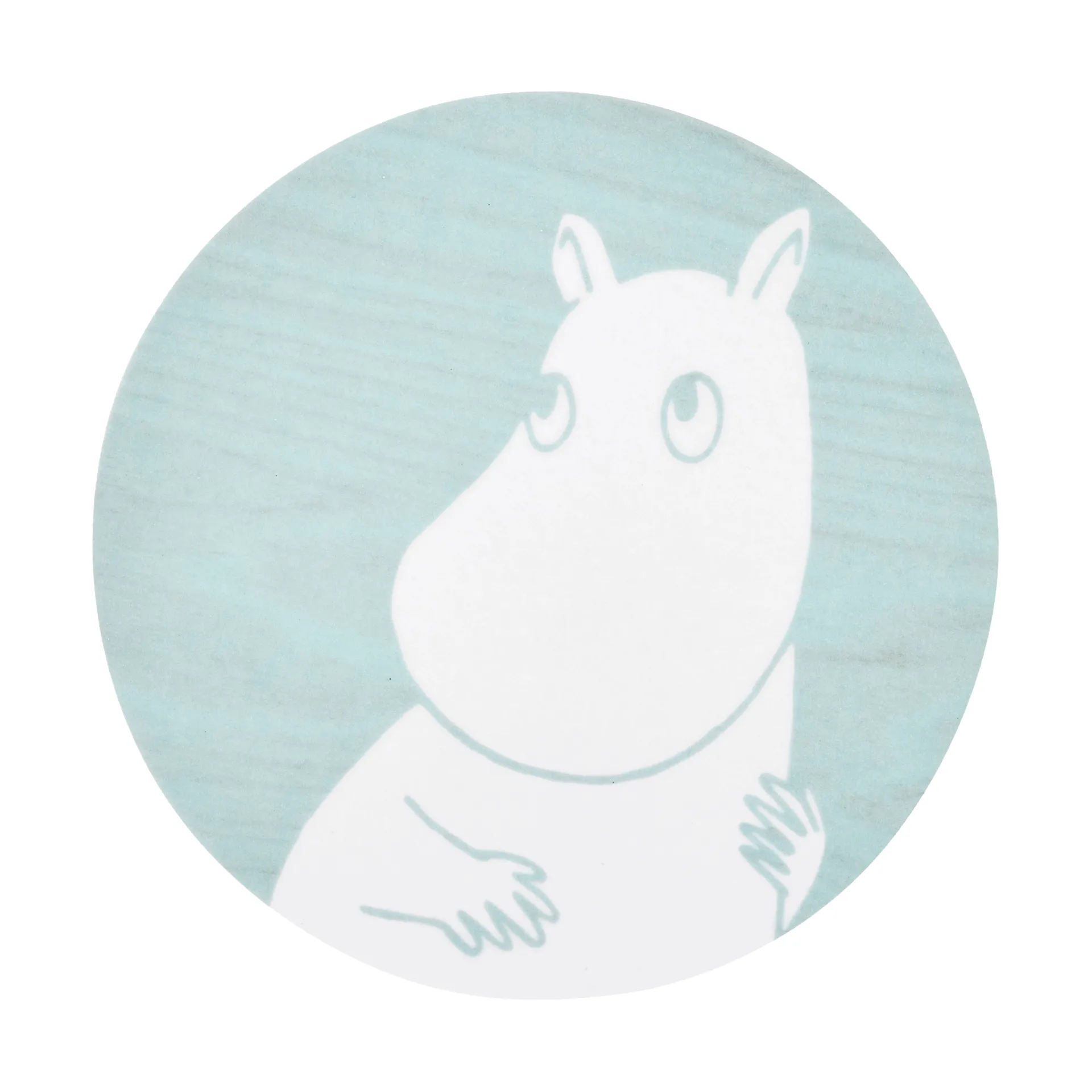 Moomin glass coaster Ø10 cm, Momintroll Muurla