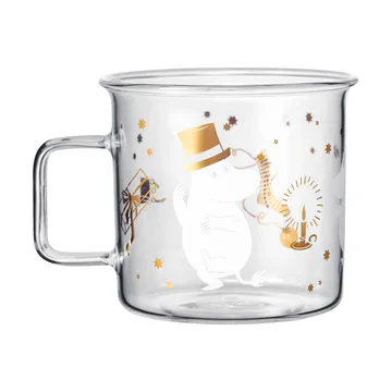 Moomin glass mug 35 cl - Sparkling stars - Muurla