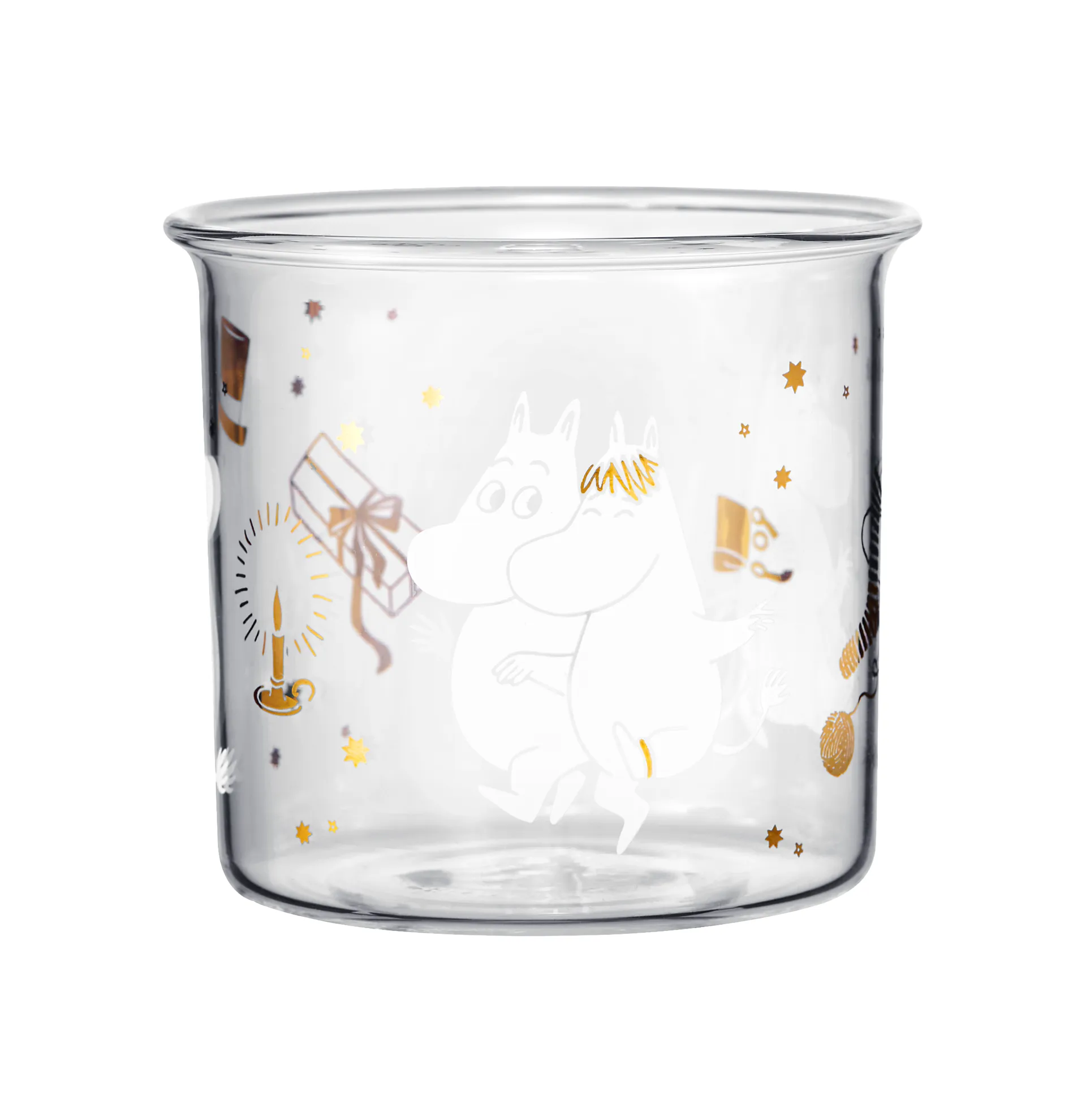 Moomin glass mug 35 cl, Sparkling stars Muurla