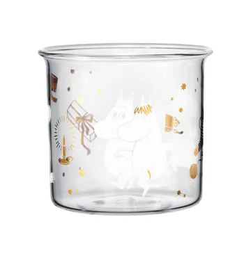 Moomin glass mug 35 cl - Sparkling stars - Muurla