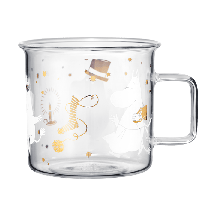 Moomin glass mug 35 cl, Sparkling stars Muurla