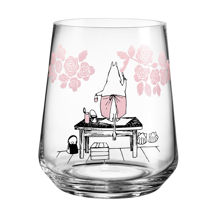 Moomin Originals lantern/vase 17.5 cm - Roses - Muurla