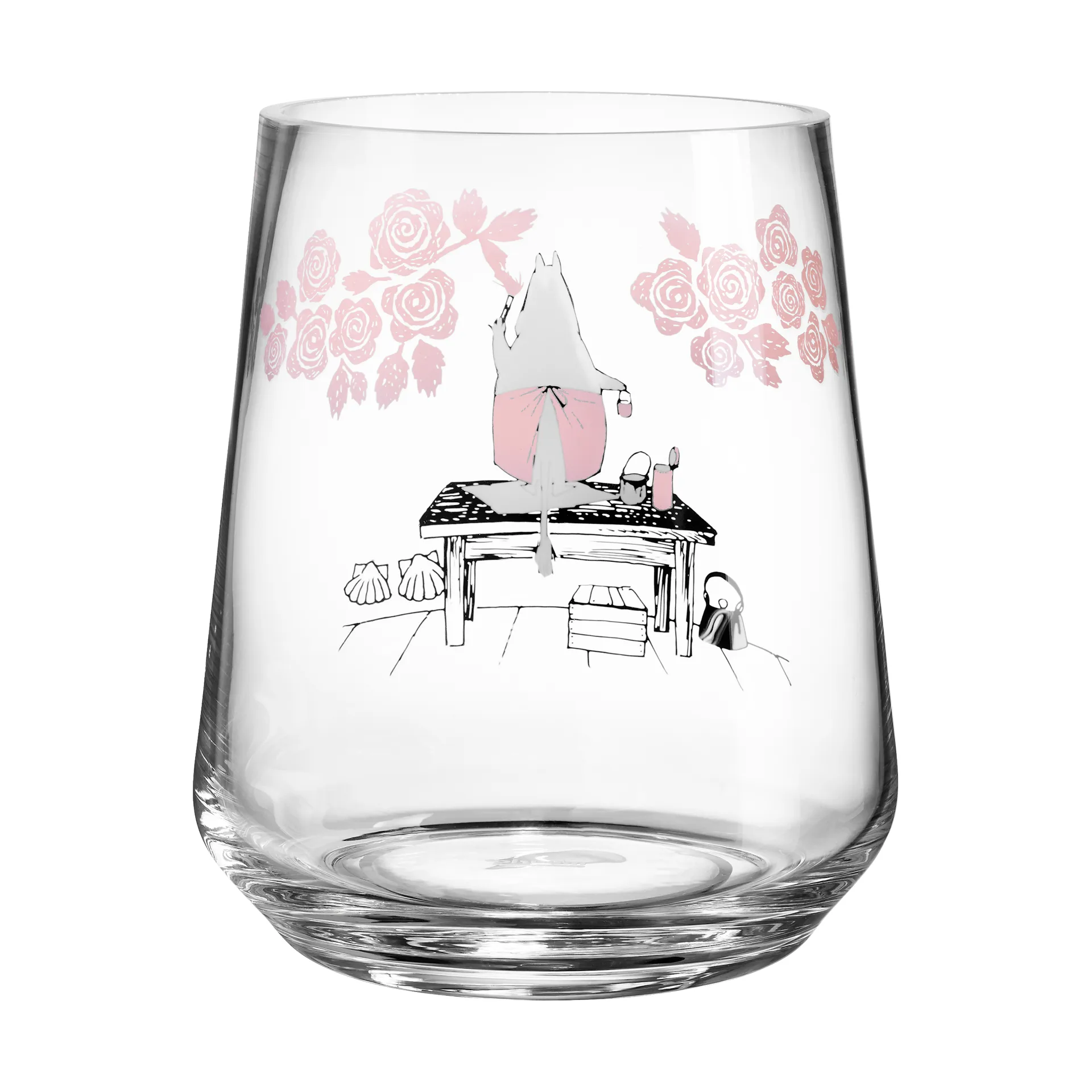 Moomin Originals lantern/vase 17.5 cm, Roses Muurla