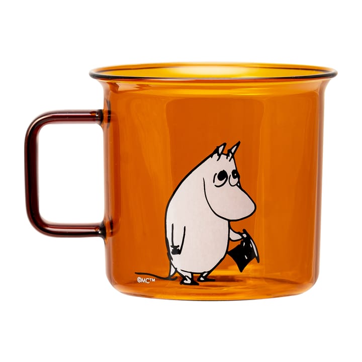 Moomin pappa glass mug 35 cl, Amber Muurla