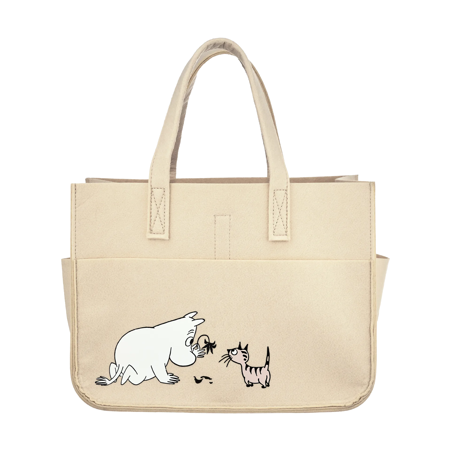 Moomin pets storage basket 25x40 cm, Beige Muurla