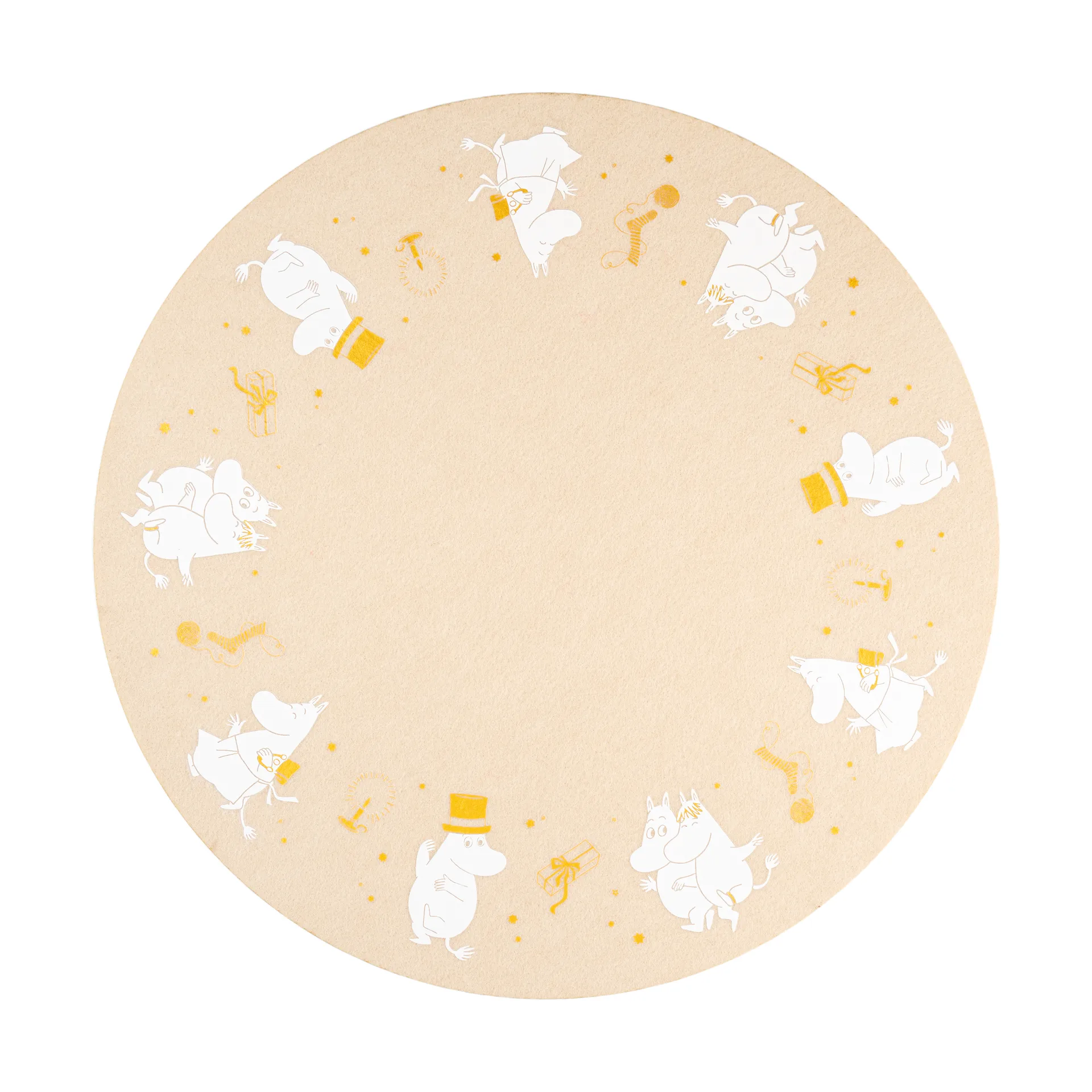 Moomin placemat Ø38 cm, Sparkling stars Muurla