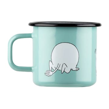 Moomin Retro enamel mug 37 cl - Mint - Muurla