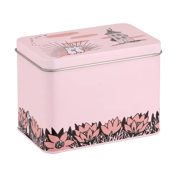 Moomin tin jar 12x8x9 cm - Friendship - Muurla
