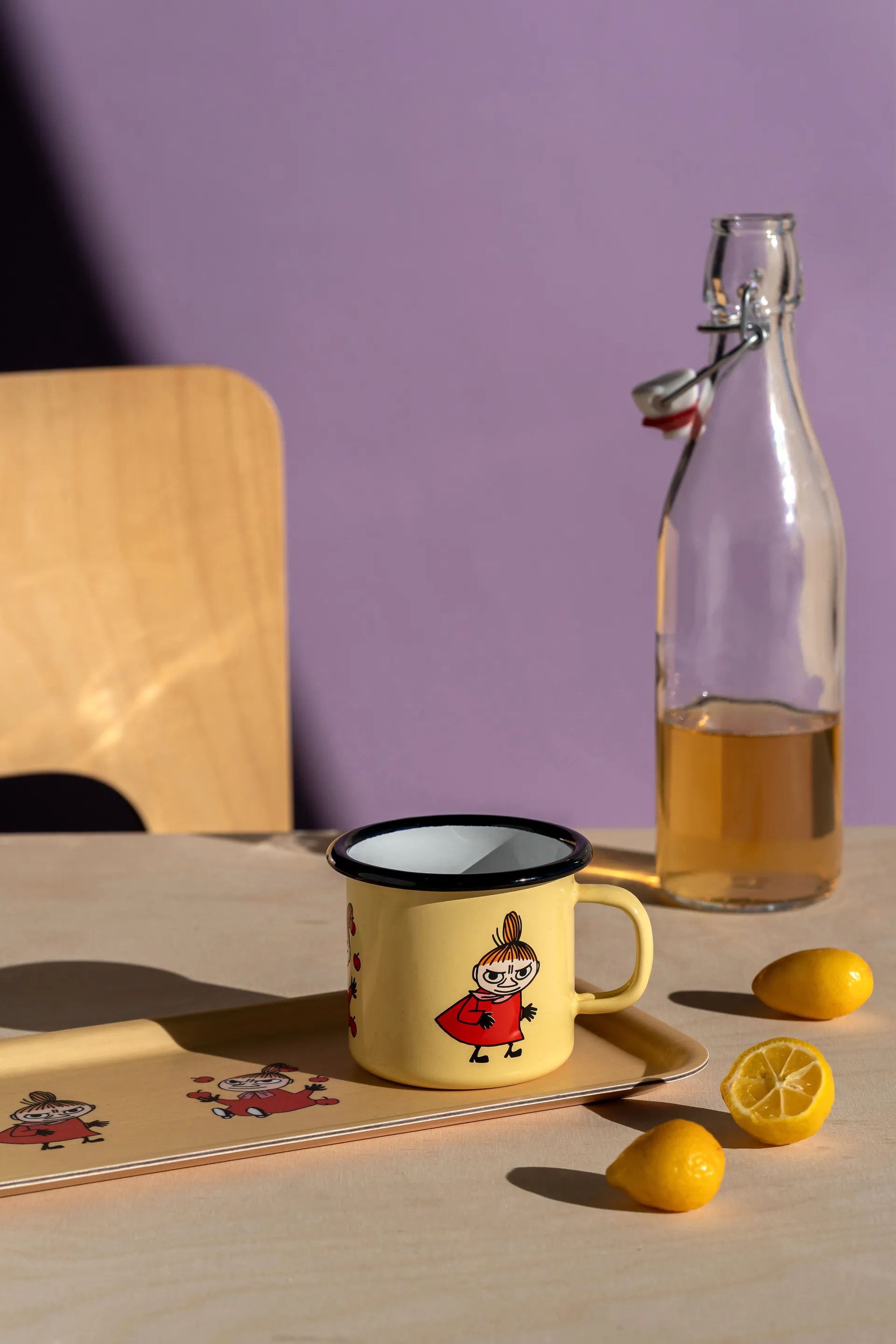 Moomin tray 13x27 cm, Retro Little My Muurla