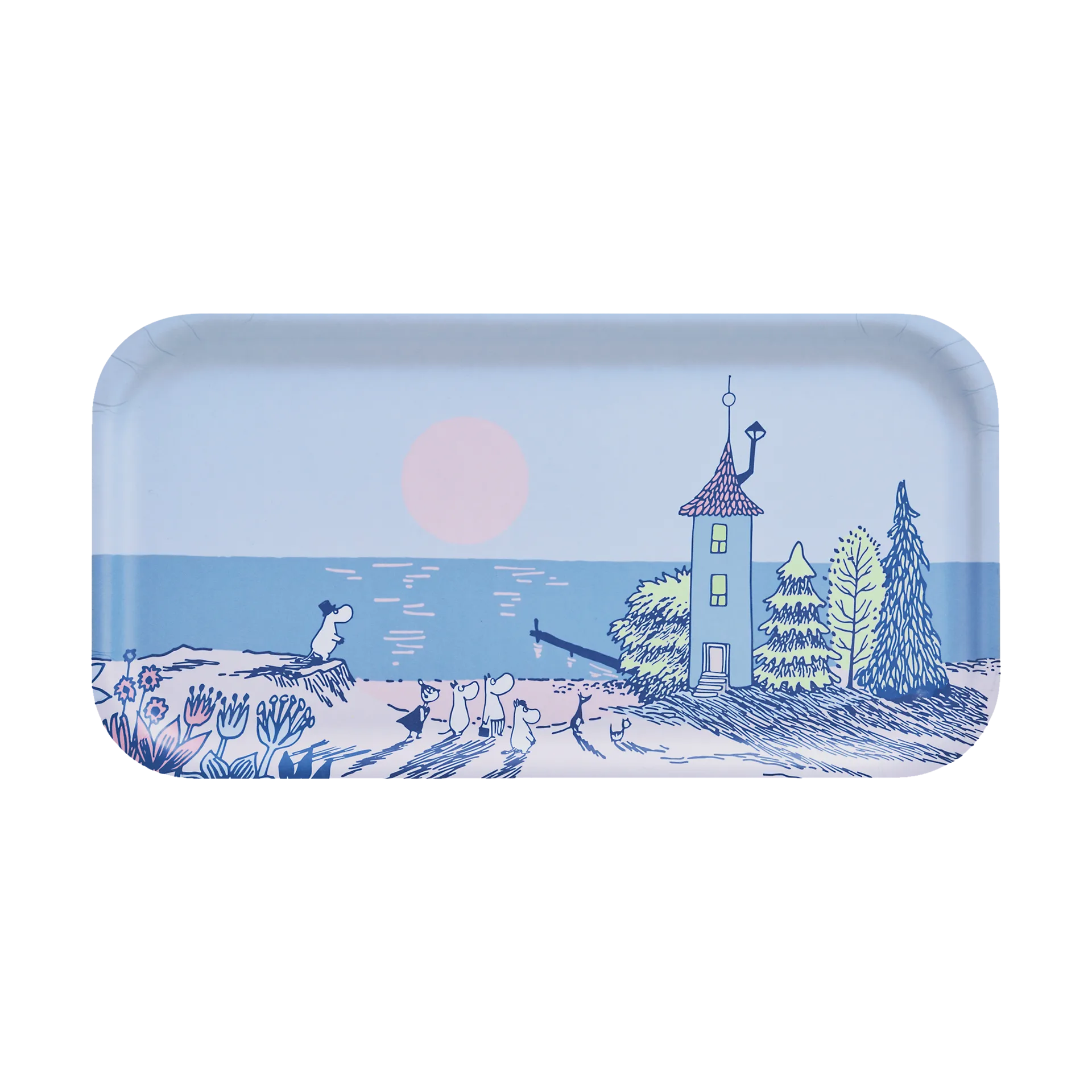 Moomin tray 22x43 cm, Sunset Muurla