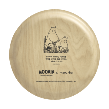 Moomin tray Ø25 cm - Flowers - Muurla