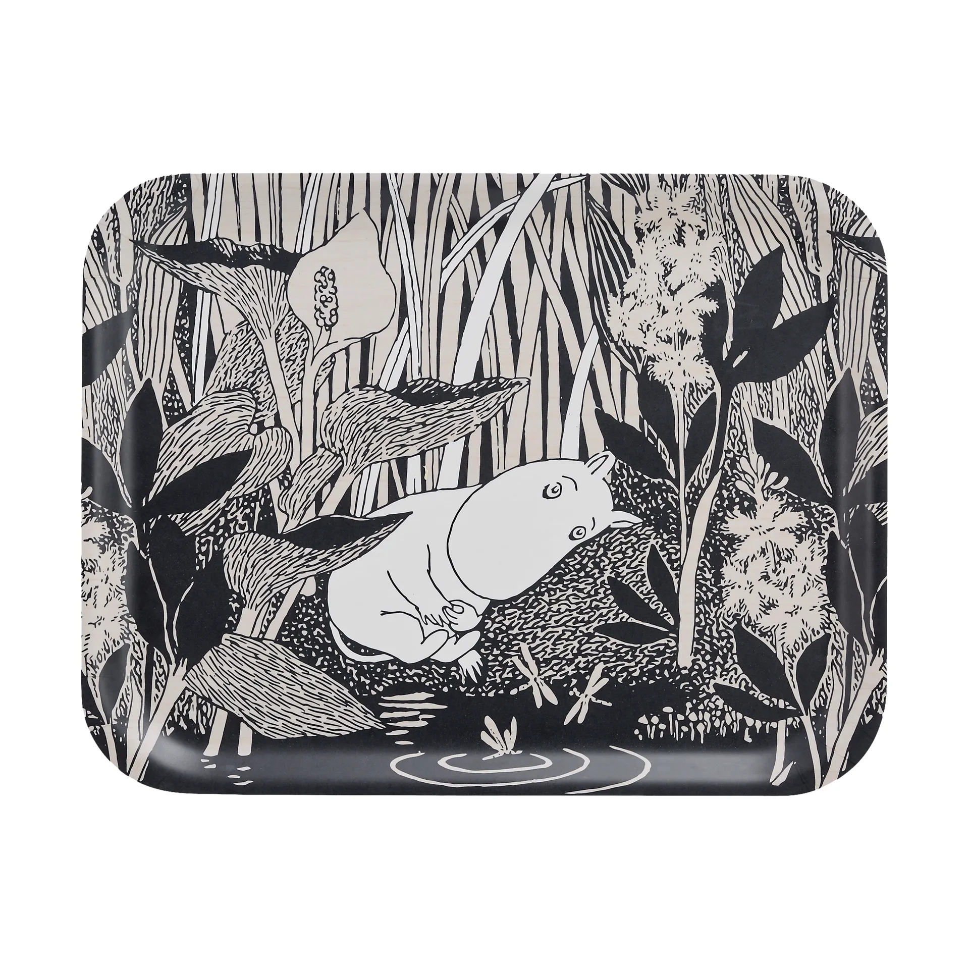 Moomin tray 28x36 cm, The pond Muurla