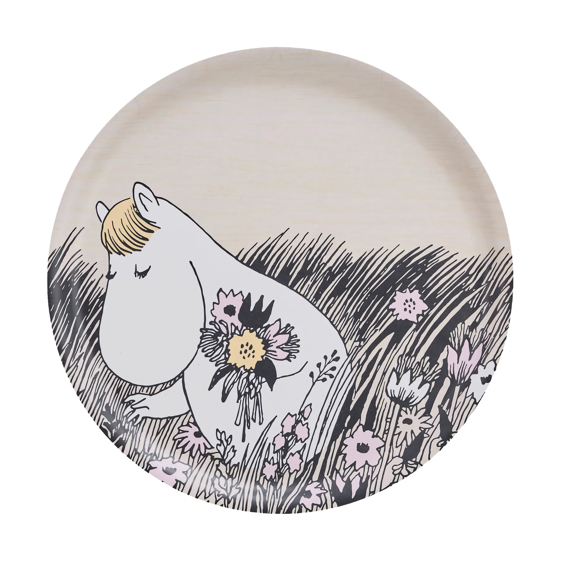 Moomin tray Ø35 cm, Summer night Muurla