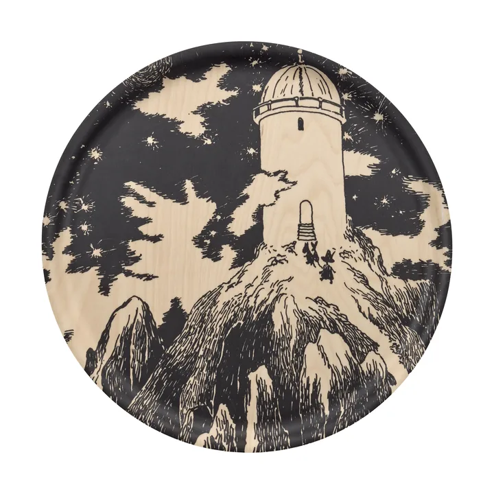 Moomin tray Ø40 cm - Observatory - Muurla