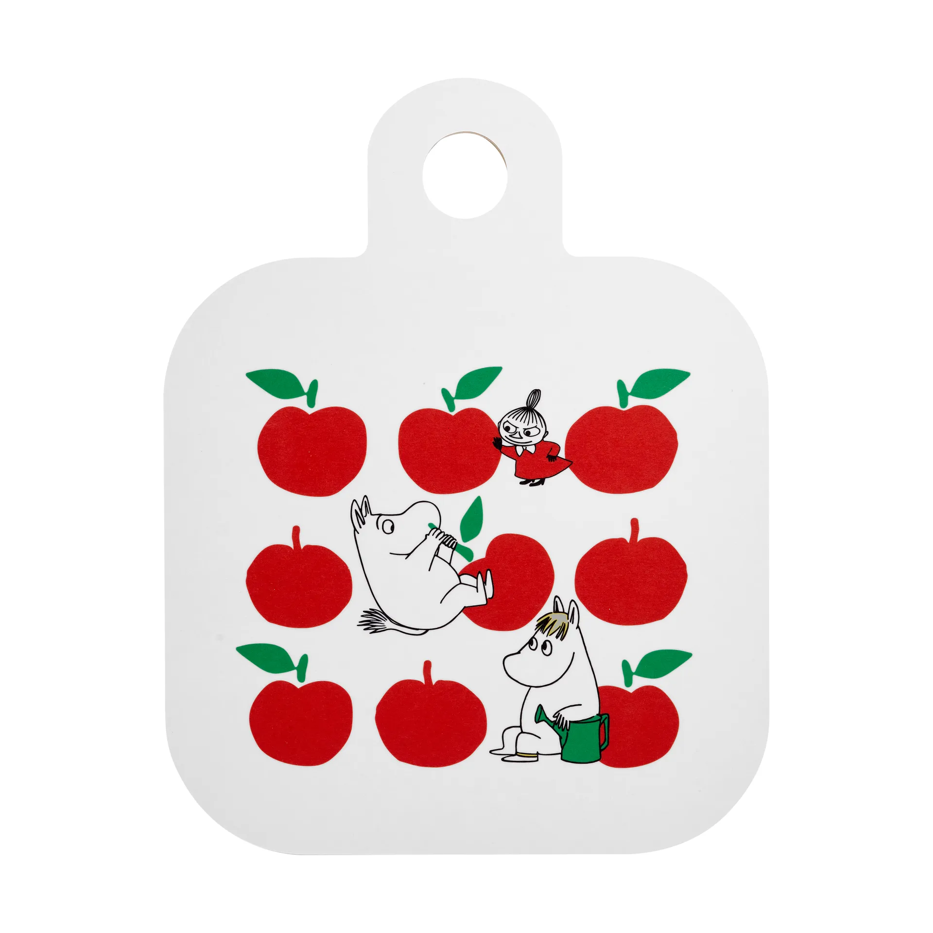 Mumin Chop & Serve chopping board 25x32 cm, Joyfull Apples Muurla