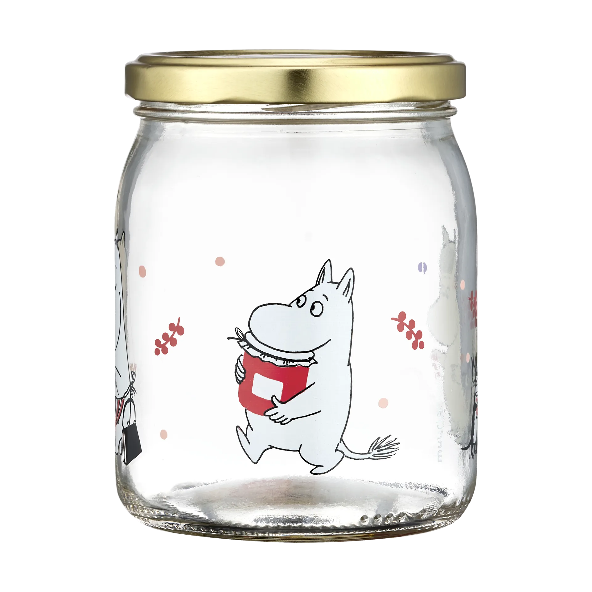 Mumin glass jar 50 cm, Berries Muurla