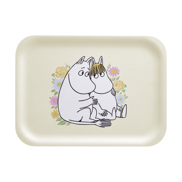 Mumin tray 20x27 cm - Flowers - Muurla