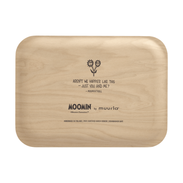 Mumin tray 20x27 cm - Flowers - Muurla