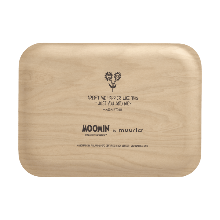 Mumin tray 20x27 cm, Flowers Muurla