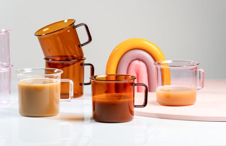 Muurla glassmug 35 cl, Amber Muurla