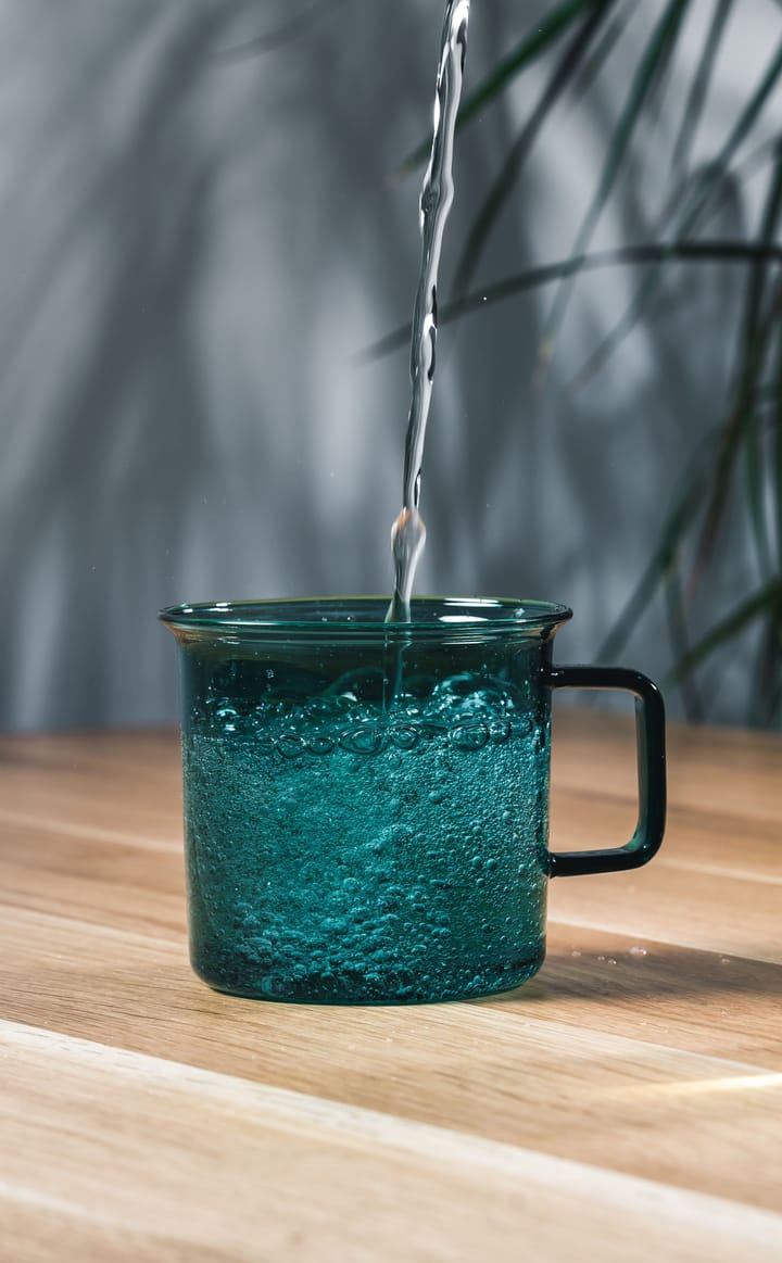 Muurla glassmug 35 cl, Teal Muurla