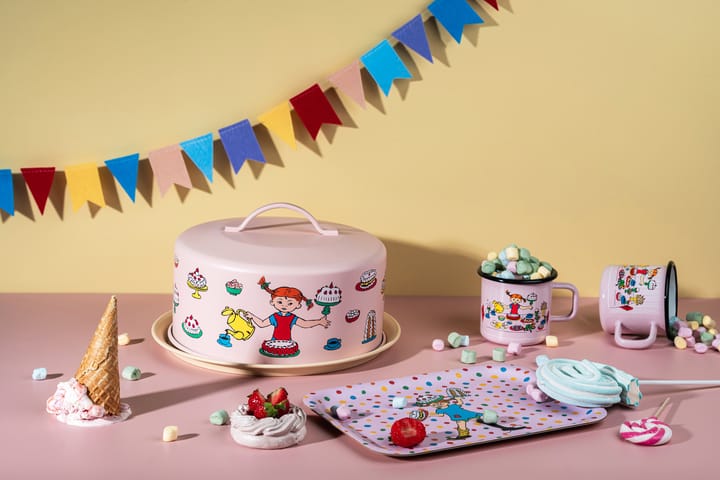Pippi cake stand with dome, Birthday Muurla