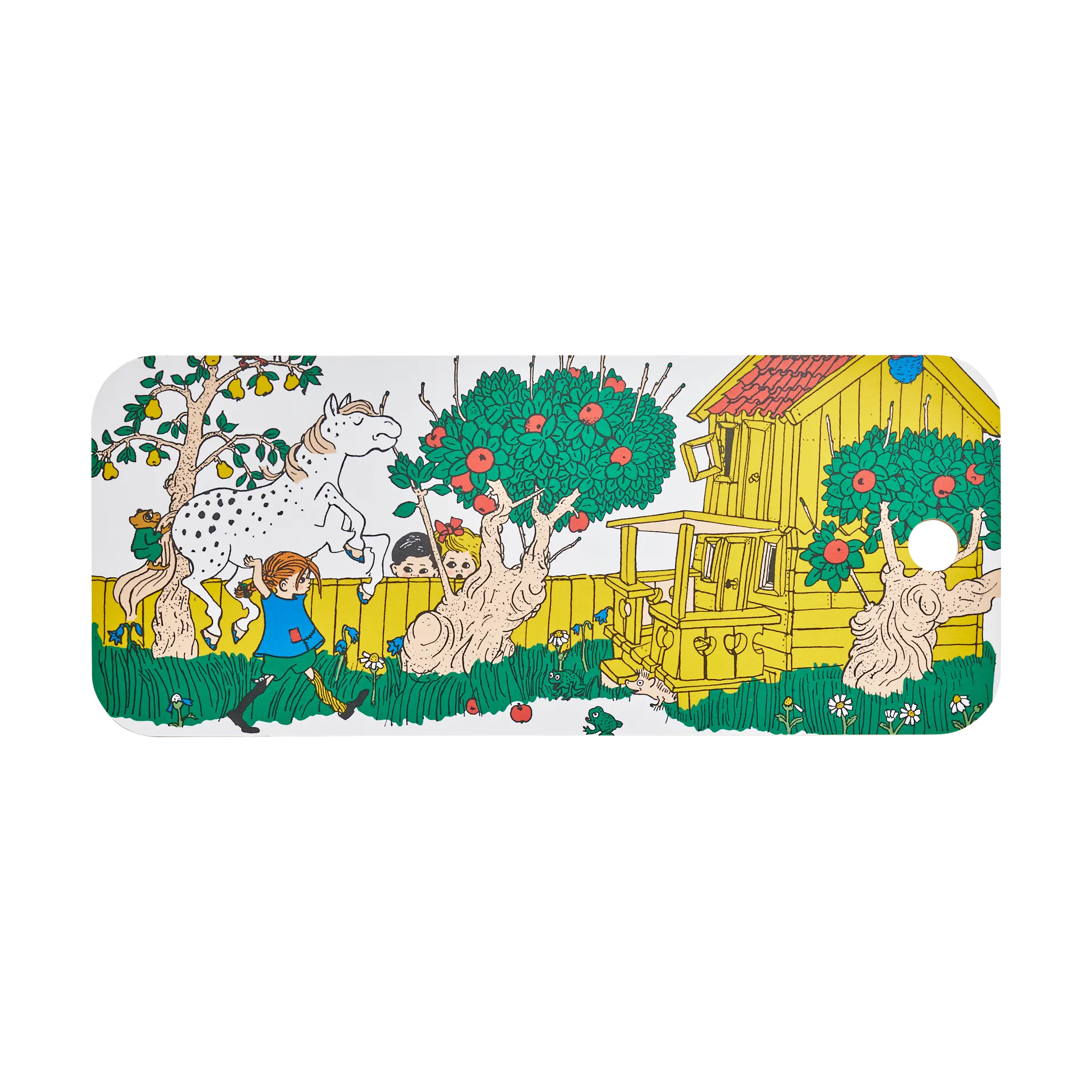 Pippi Chop & Serve cutting board 18x44 cm, The Way Home Muurla
