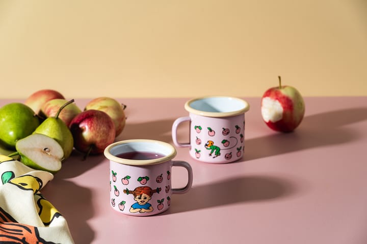 Pippi enamel mug 2.5 dl, Fruits Muurla
