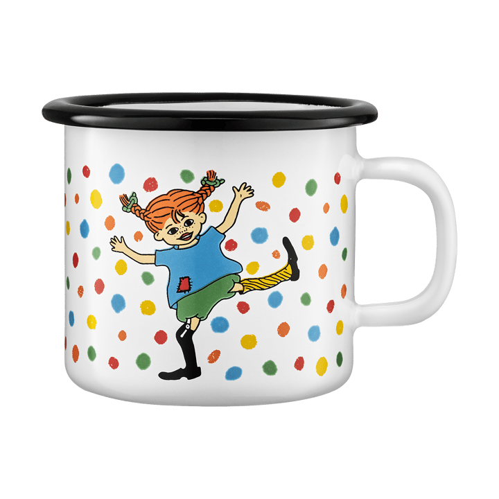Pippi enamel mug 2.5 dl - Jump for Joy - Muurla
