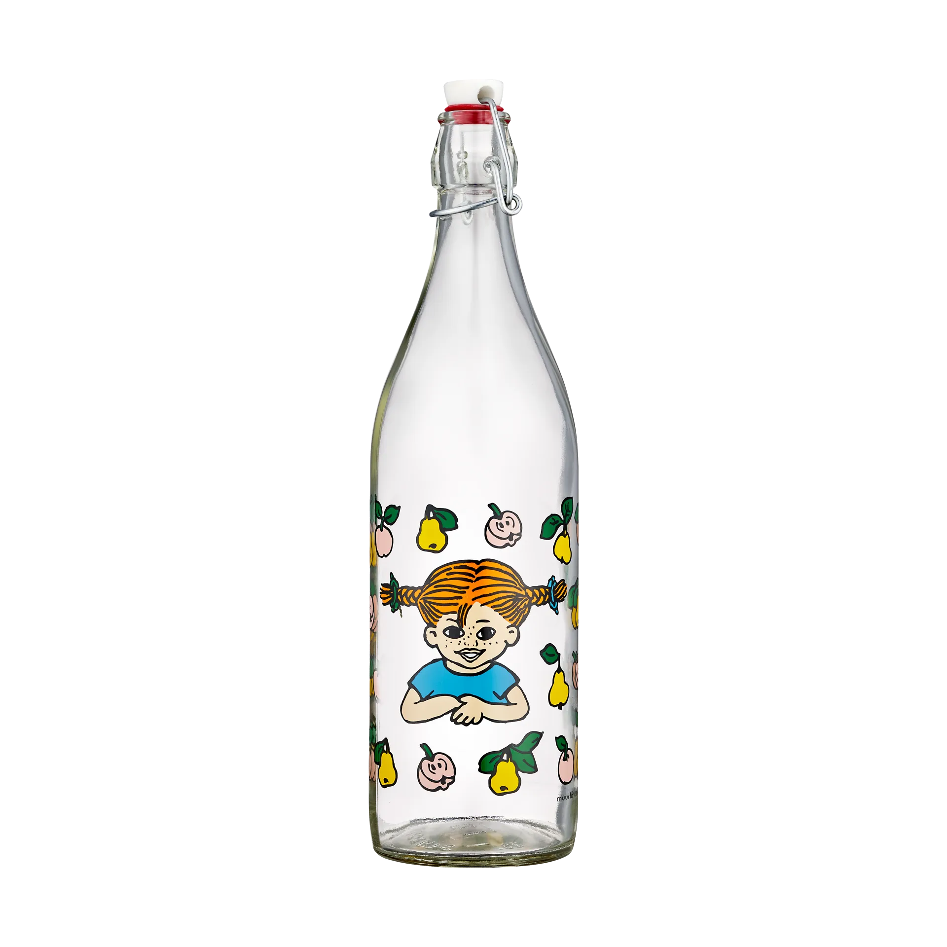 Pippi glass bottle 1 L, Fruits Muurla