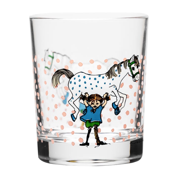 Pippi & Lilla Gubben drinking glass 20 cl, Multi Muurla