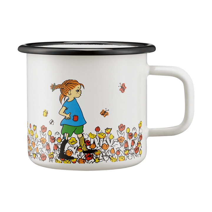 Pippi Longstocking enamel mug 3.7 dl - Be More Pippi - Muurla