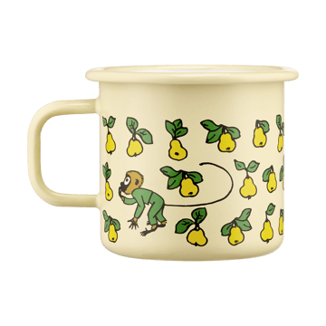 Pippi Longstocking enamel mug 3.7 dl - Fruits - Muurla
