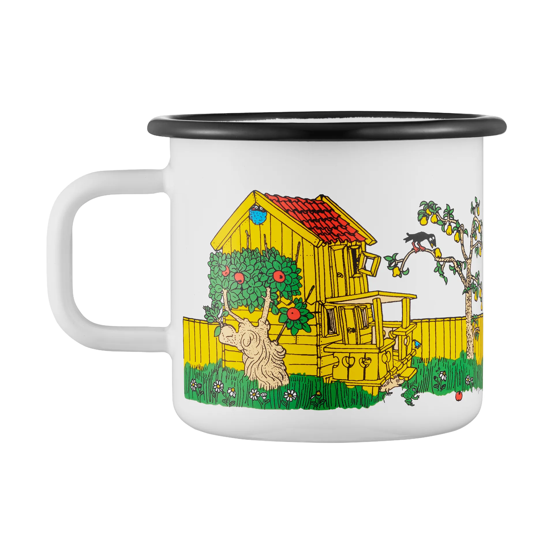 Pippi Longstocking enamel mug 3.7 dl, The Way Home Muurla