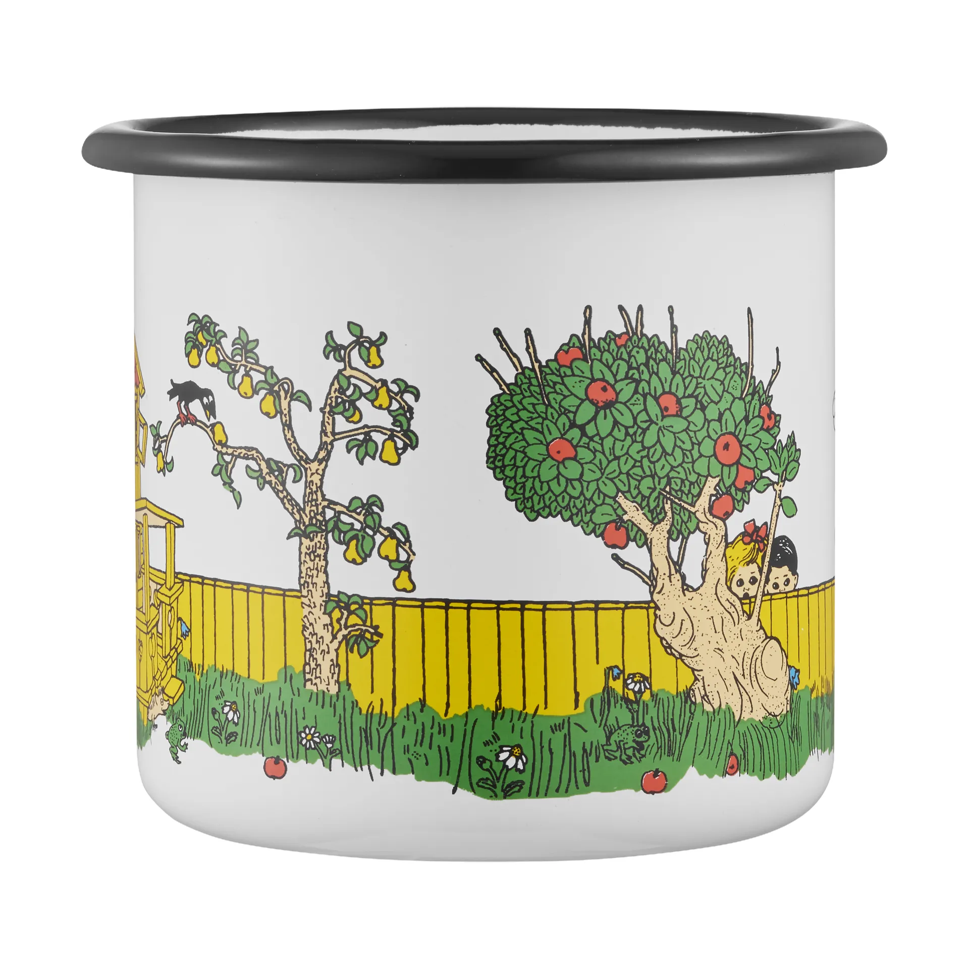 Pippi Longstocking enamel mug 3.7 dl, The Way Home Muurla