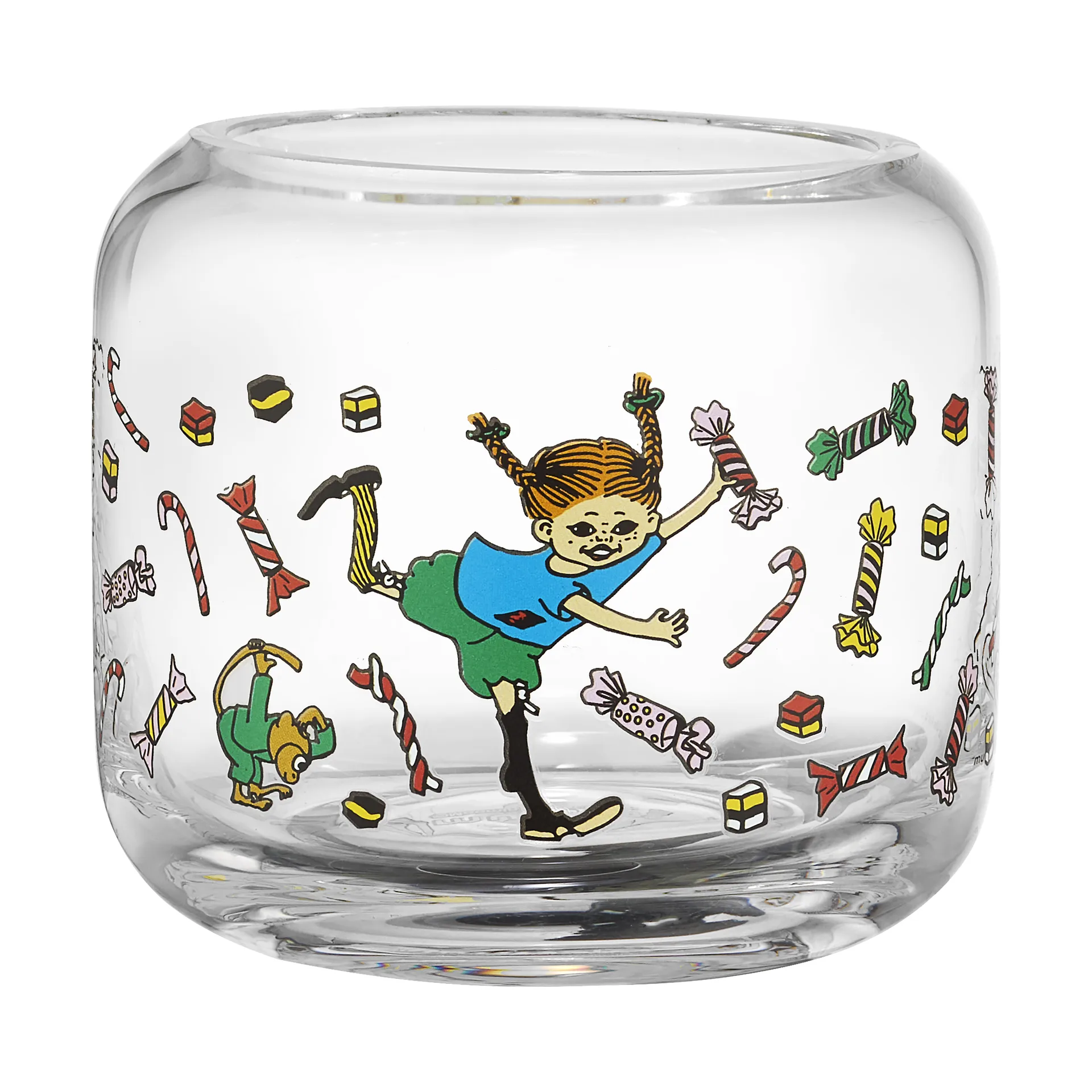 Pippi tealight holder Ø9x8 cm, Candy Muurla