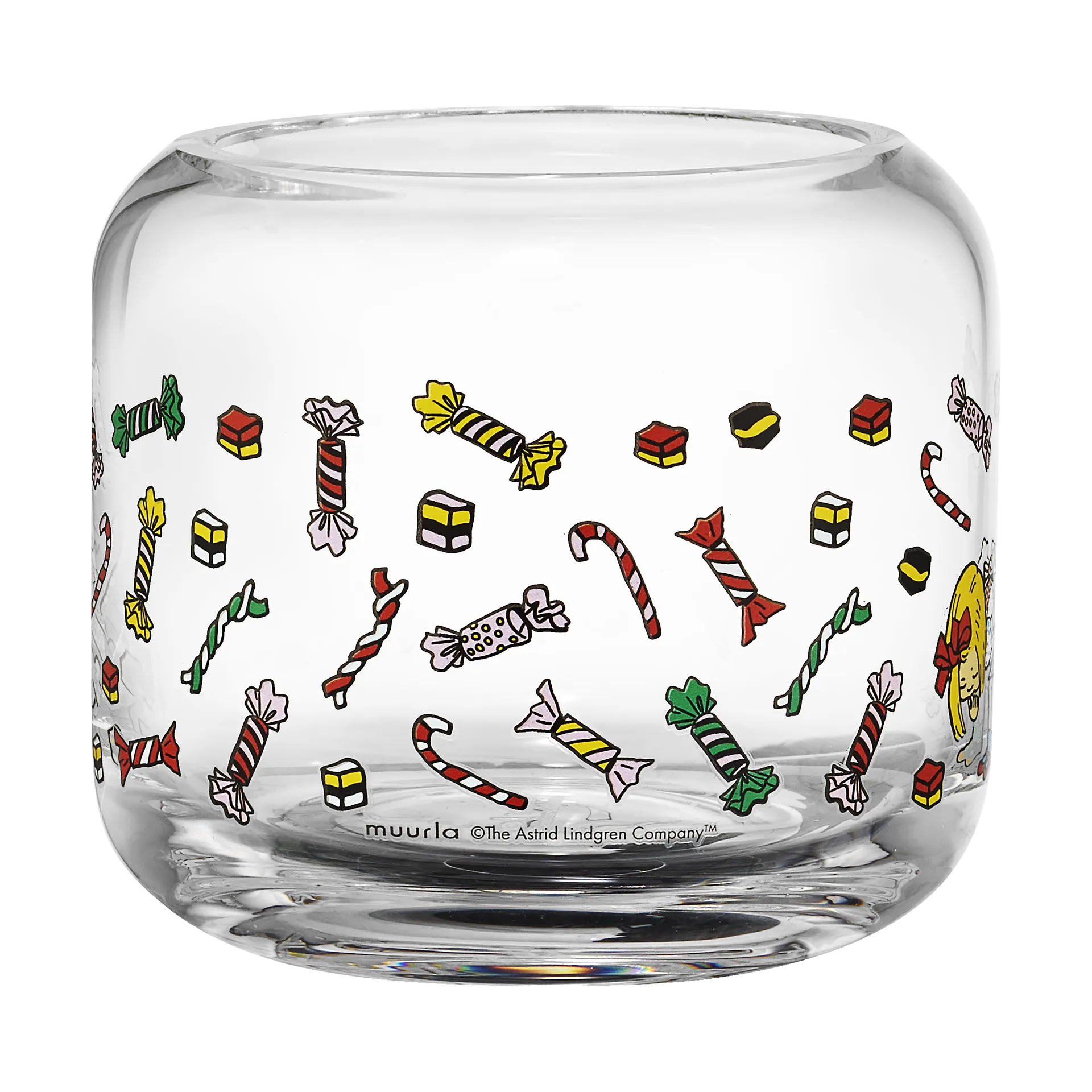 Pippi tealight holder Ø9x8 cm, Candy Muurla